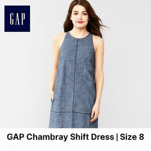 GAP Chambray Shift Dress | Size 8
